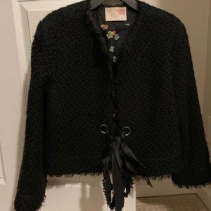 Black tweed jacket